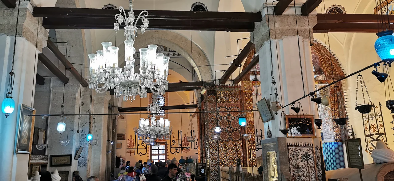 The Mevlâna Museum, located in Konya, Turkey, is the mausoleum of Jalal ad-Din Muhammad Rumi, a Persian Sufi mystic known as Mevlâna or Rumi. 
It was also the dervish lodge (tekke) of the Mevlevi order, known as the whirling dervishes.