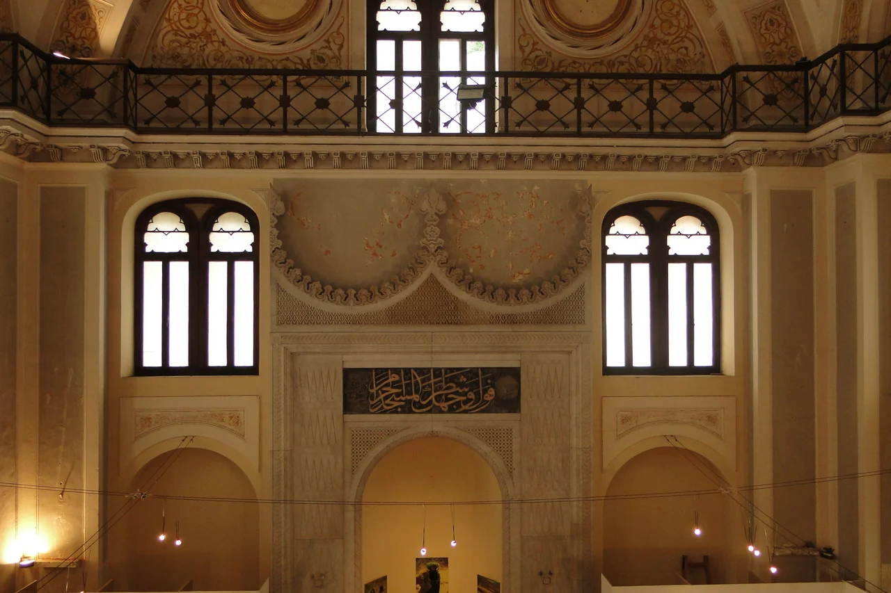 Interior of Yeni Mosque, Thessaloniki.