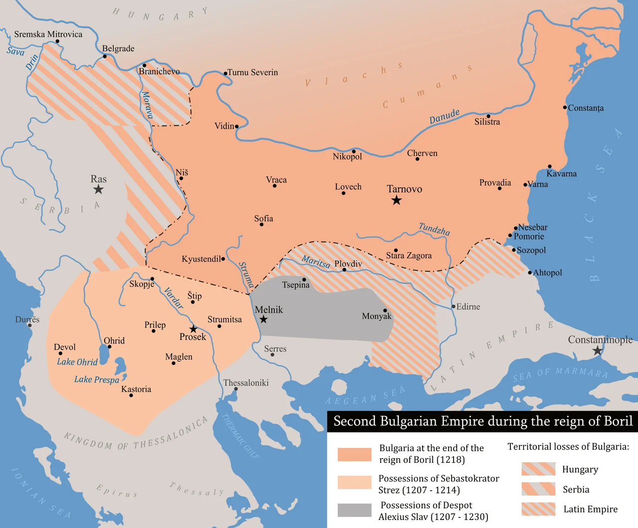 Bulgaria under Boril (1207 — 1218)