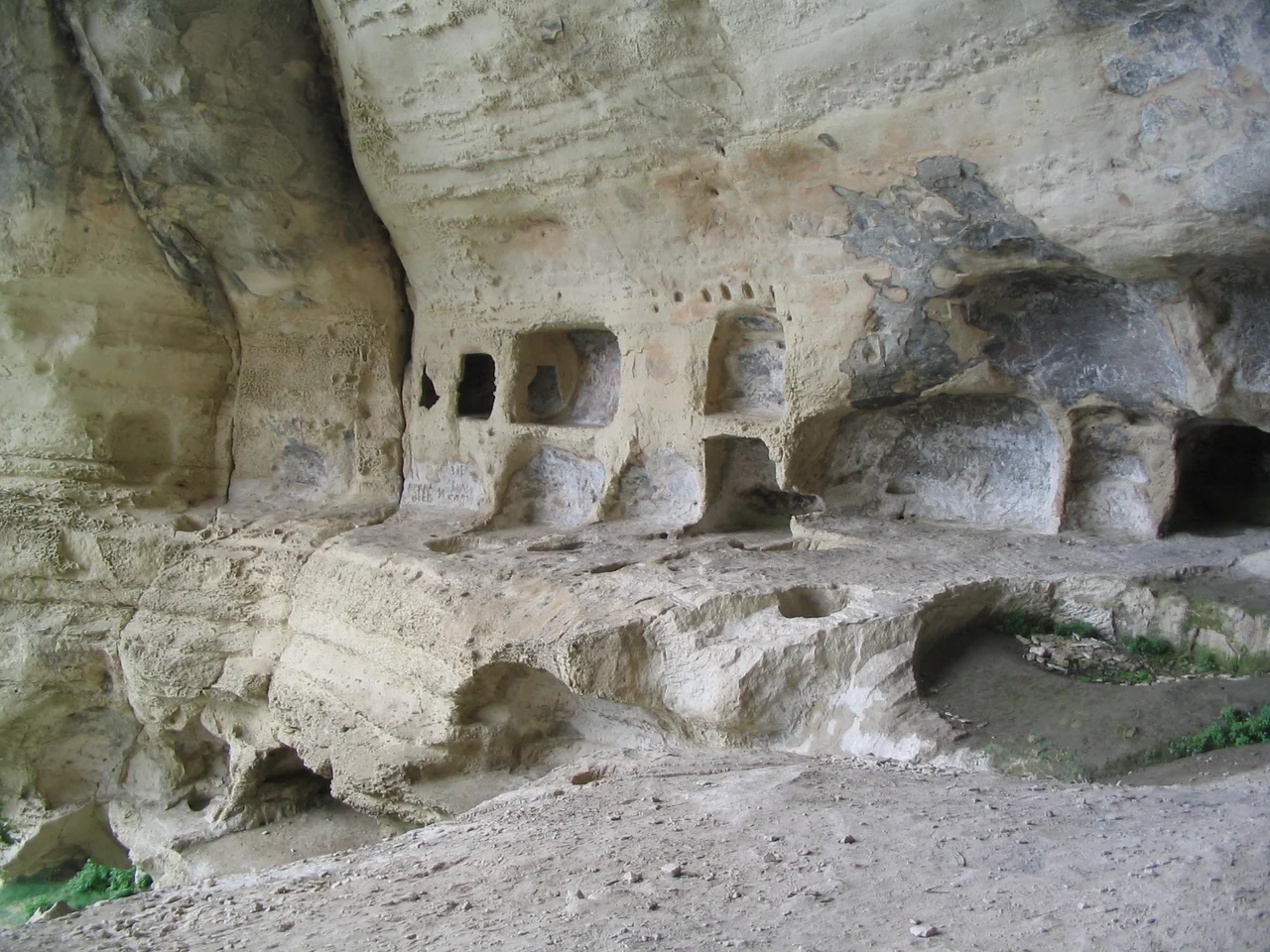 A view of Eski-Kermen, Bakhchisaray raion, Crimea, Ukraine
