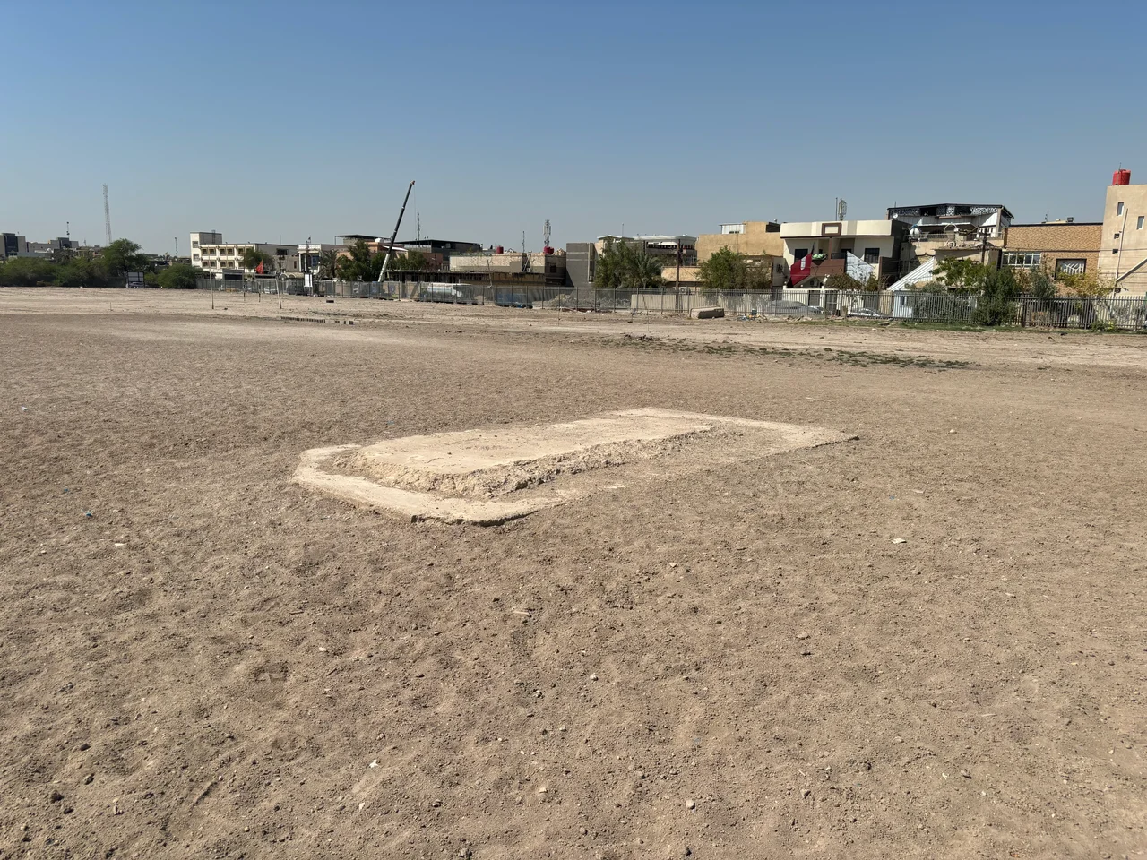The Gate to the British Army Section of the Basra War Cemetery