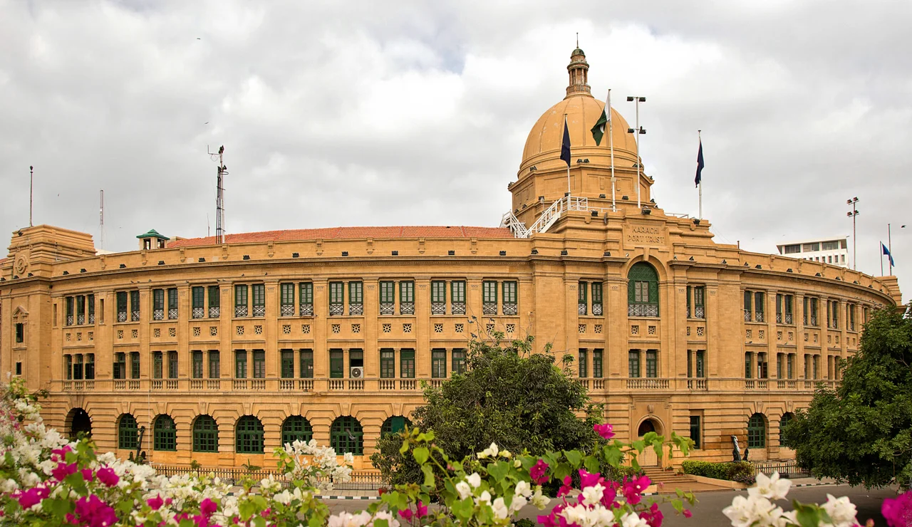 This is a photo of a monument in Pakistan identified as the