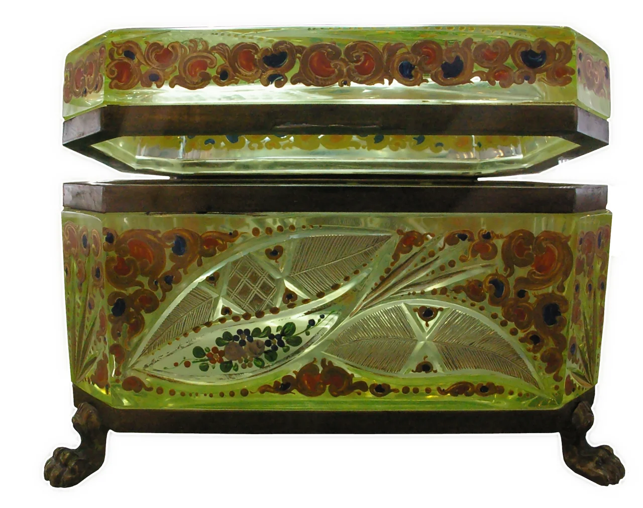 Jewel box, qajar era (19th c.)
Azerbaijan Museum, Tabriz (Iran).
