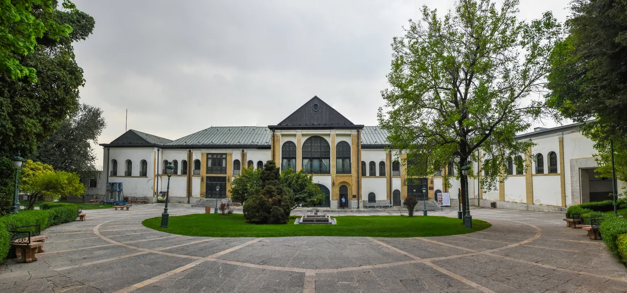 The Ahmad Pavilion and landscape — seen from the garden of the Niavaran Palace complex in Tehran.
Example of Qajar era architecture.