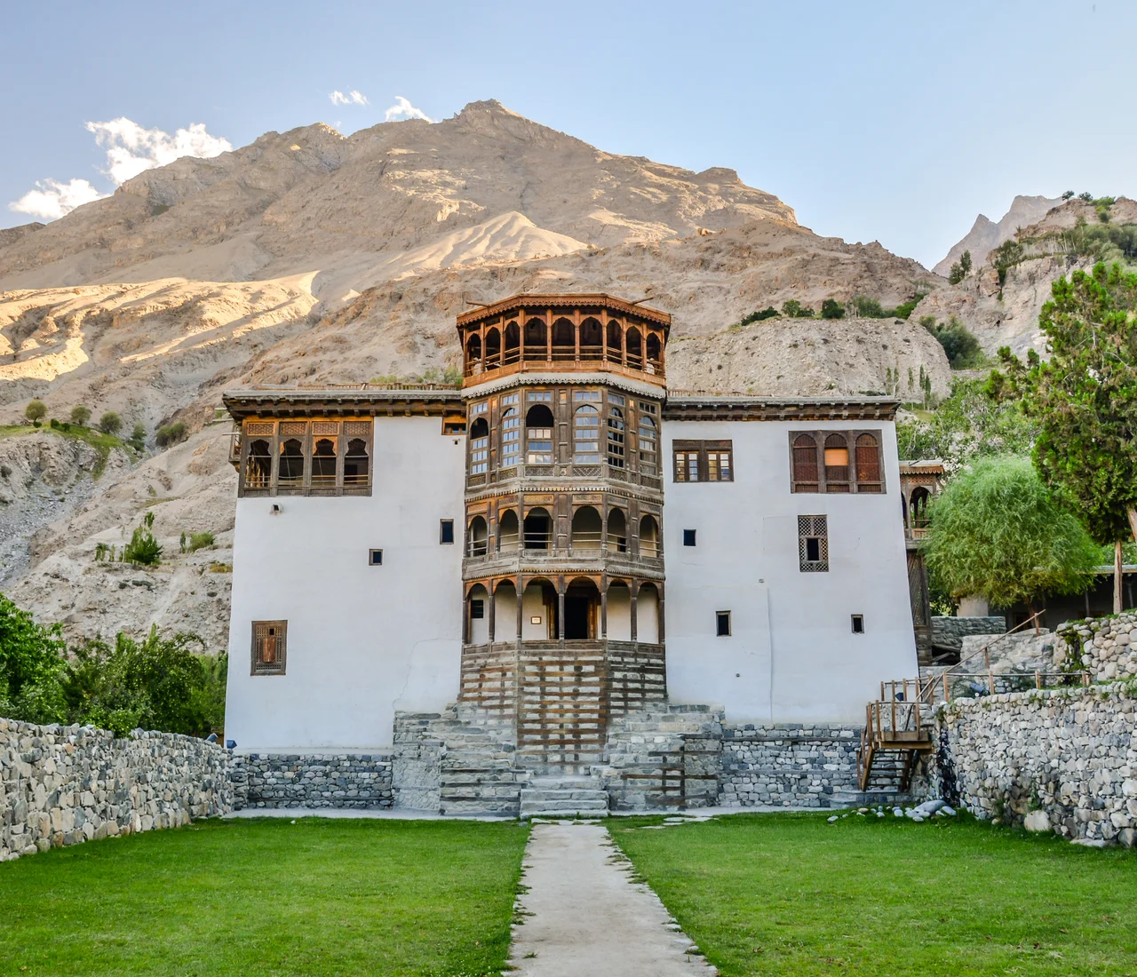 This is a photo of a monument in Pakistan identified as the