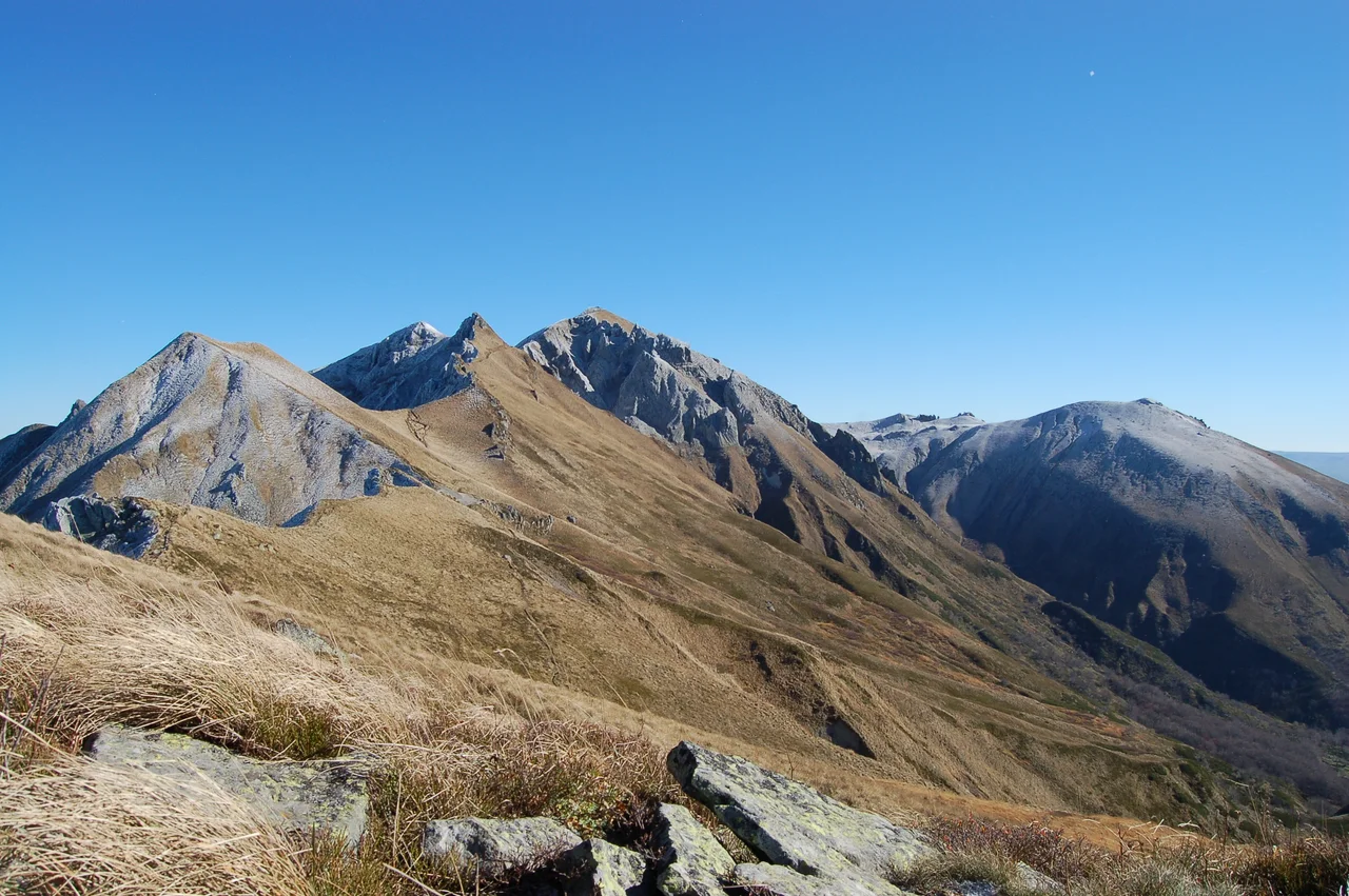 Vue du puy de Sancy depuis la Tour Carrée
