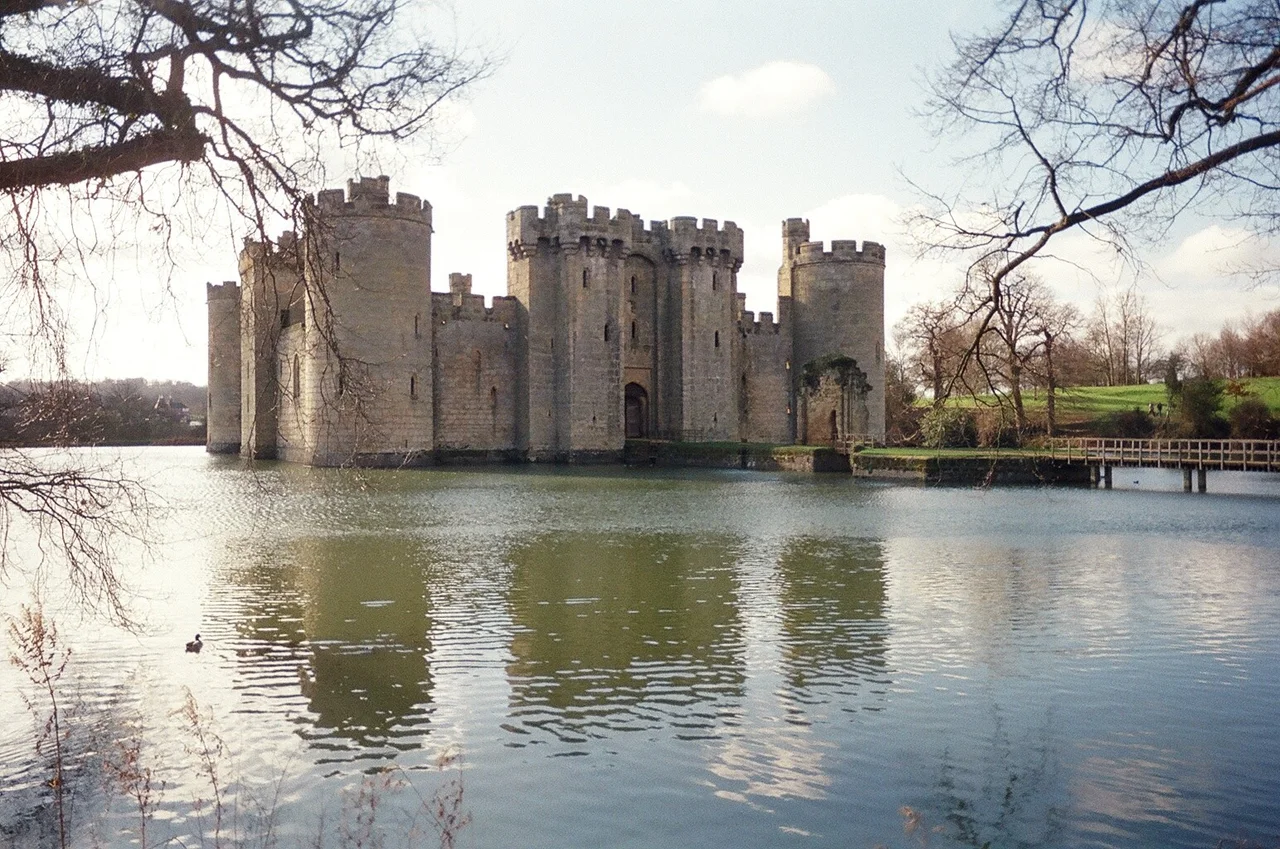 Bodiam Castle from the north-east.