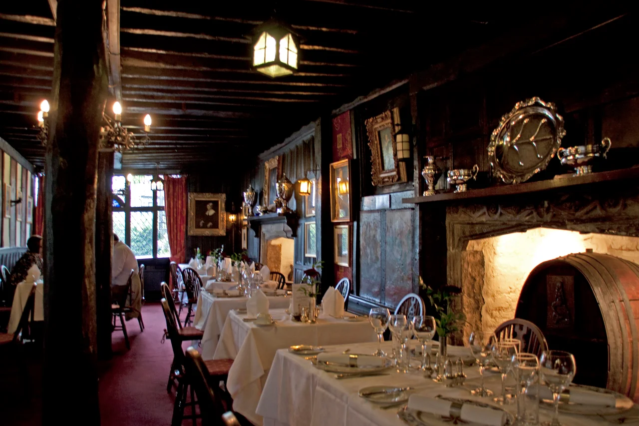 Dining Room, The Mermaid Inn, Rye, East Sussex.