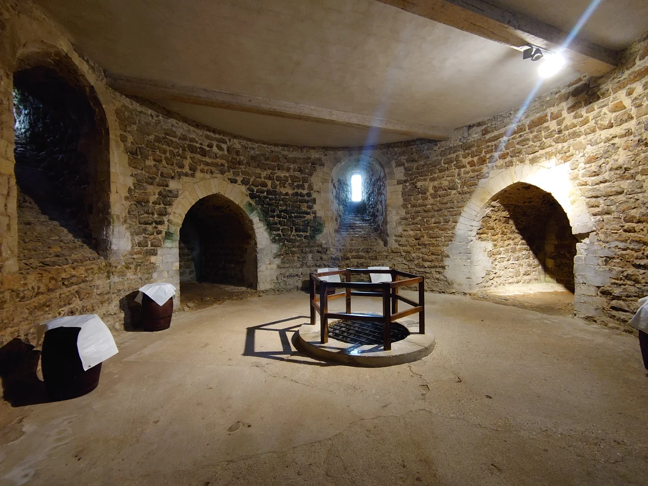 The basement of Orford Castle