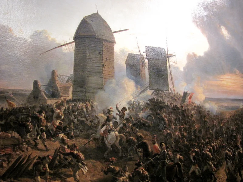 Battle of Mouscron 1794 by Charles Louis Mozin (1806-1862) 
From the collection of the Palace of Versailles
