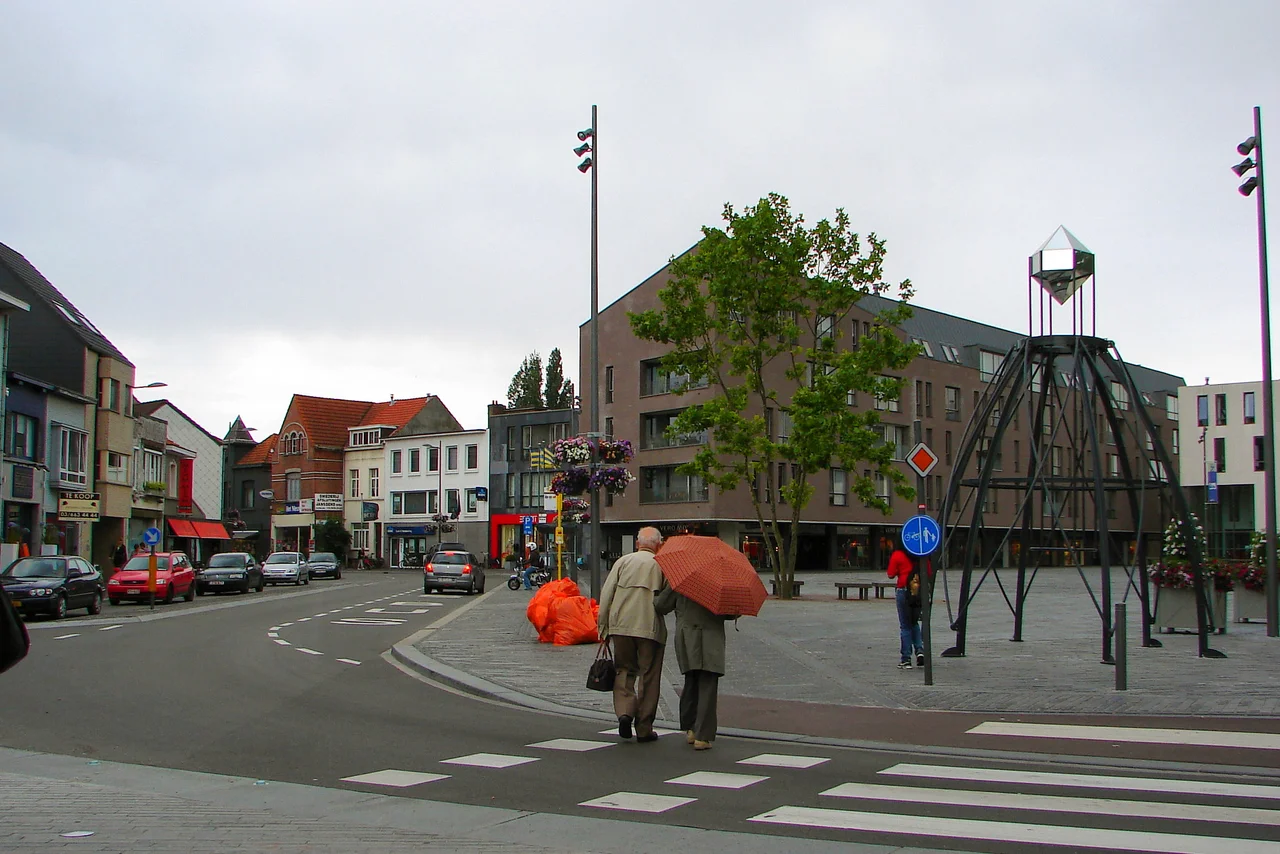 Centre of Kapellen, Belgium