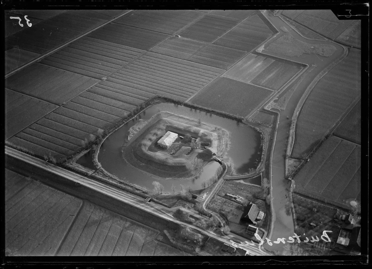 Aerial photograph of Bovensluis, Moerdijk, The Netherlands
