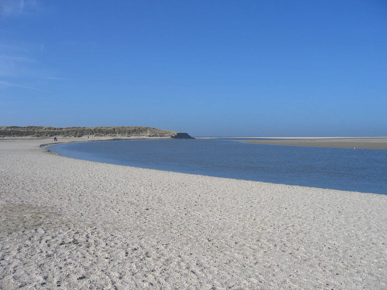 Central inlet in De Slufter on the dutch island Texel.