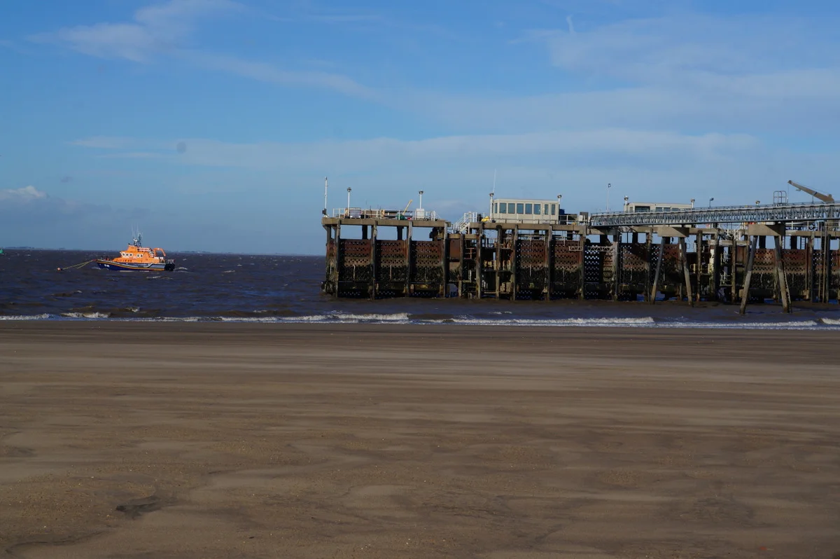 The jetty at Spurn Point, Holderness