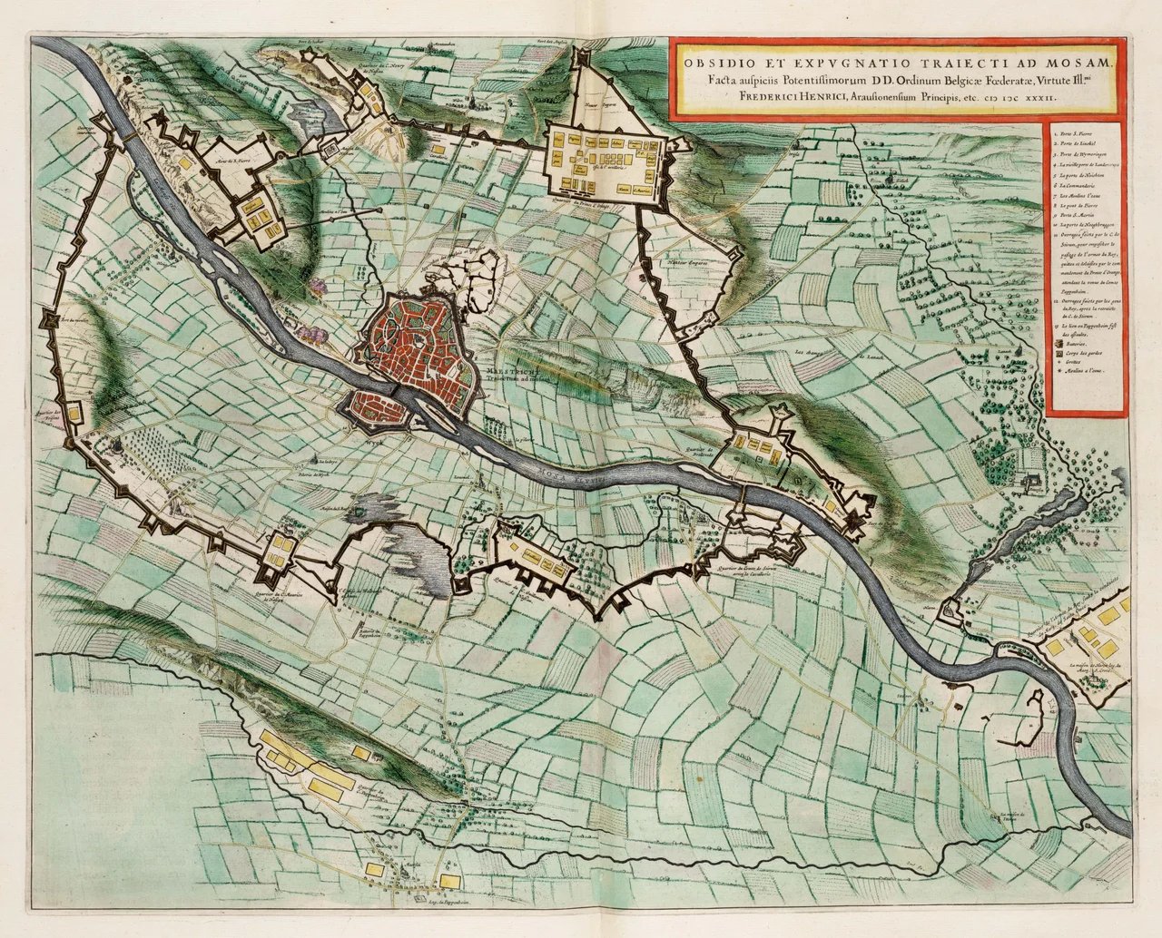 Siege and capture of Maastricht by Frederick Henry in 1632