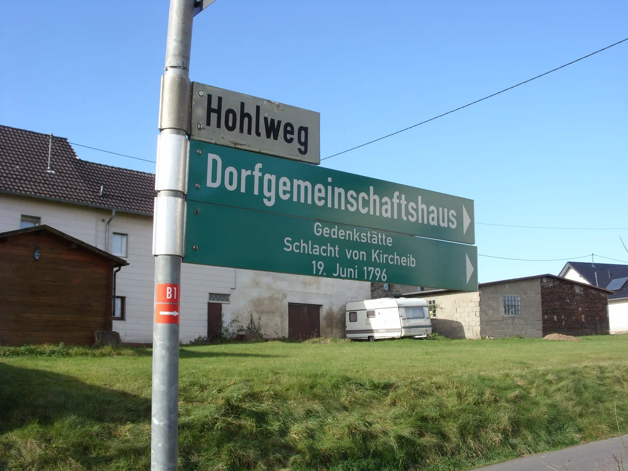 signpost of Battle of Kircheib