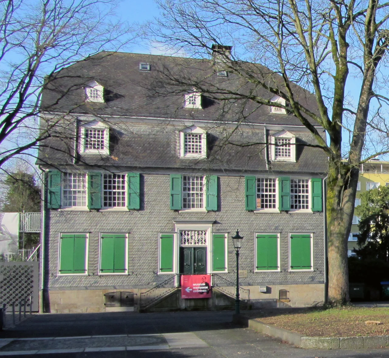 Das Geburtshaus von Friedrich Engels Senior. Erbaut im Jahr 1775.