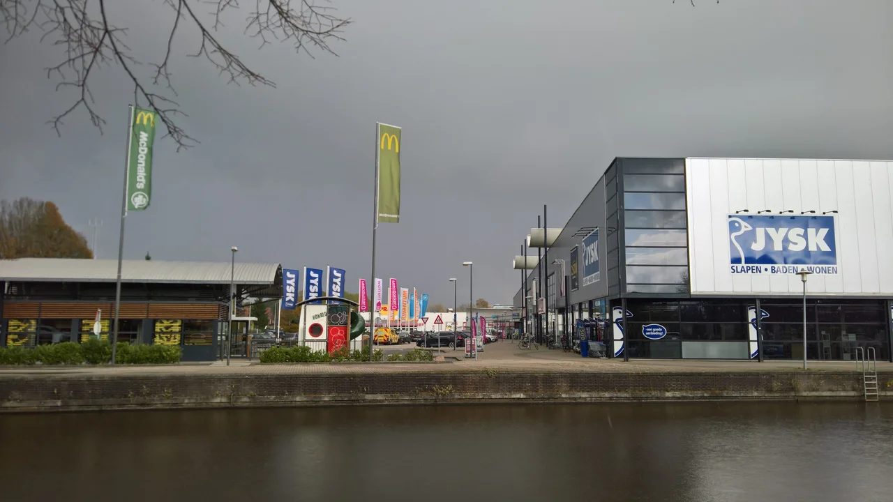 The shopping 🛒 area of posttil in Winschoten, Groningen.