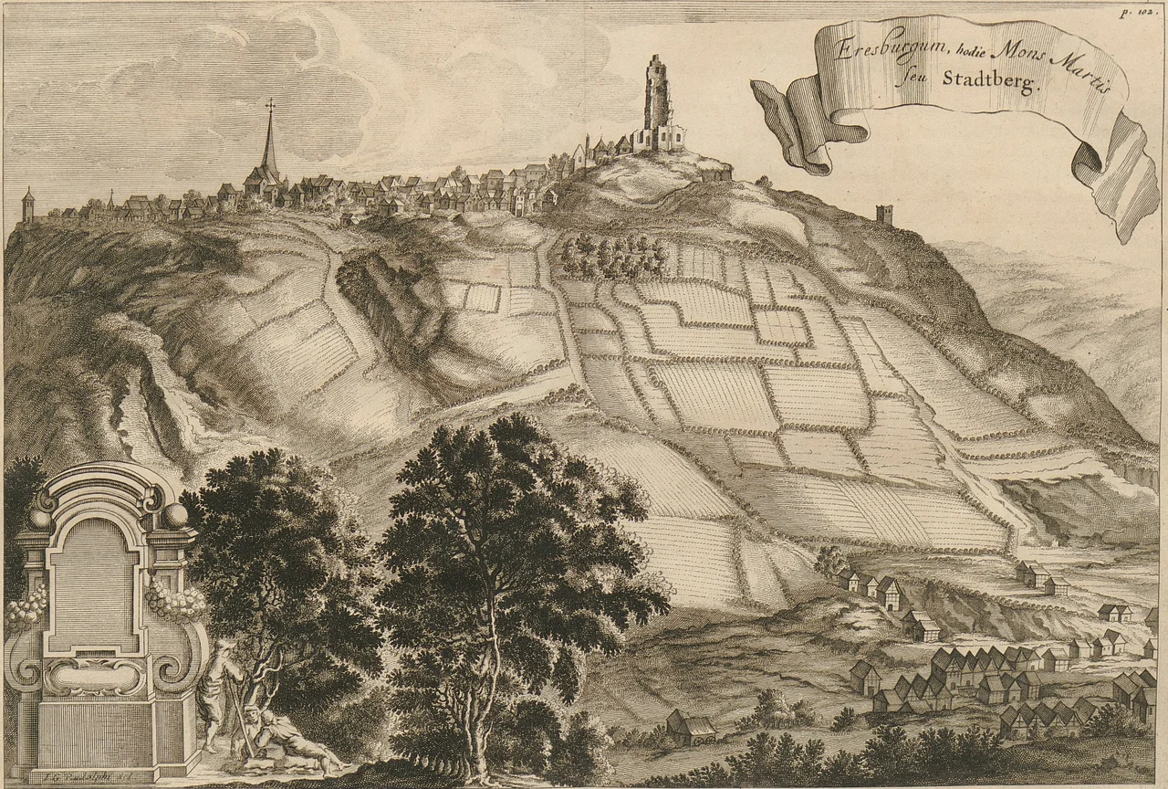 Eresburg und Marsberg um 1670
