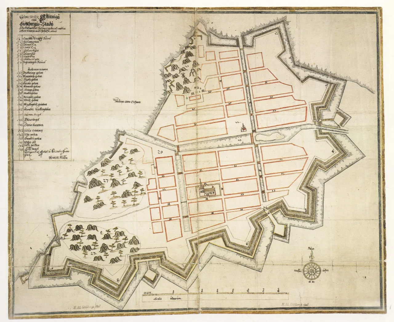 Stadsplan för Göteborg