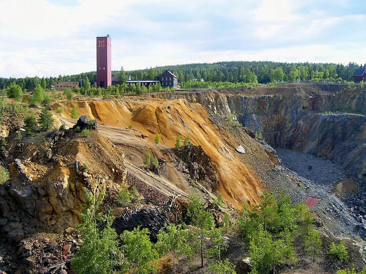 Falukorv, a type of Swedish cooked sausage ('korv' in Swedish) made of a grated mixture of smoked pork and beef or veal with potato starch flour, onion, salt and mild spices. The name and history of falukorv reaches back to the Falun copper mine during the 16th and 17th century.