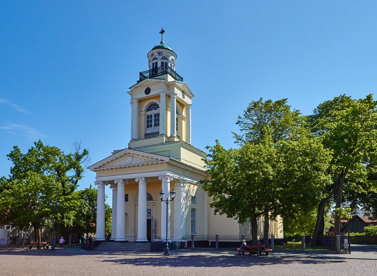 The port in Ventspils, Latvia.