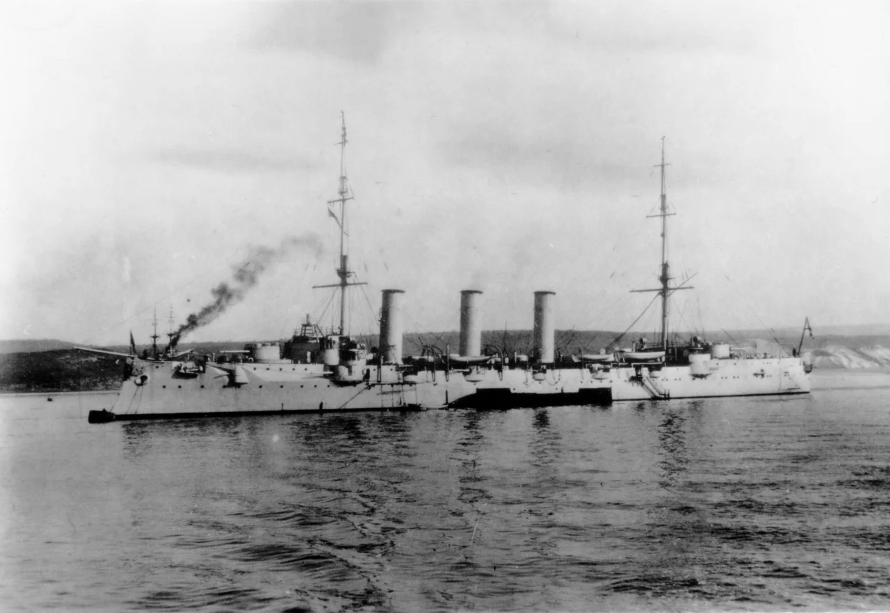 Imperial Russian cruiser Pamyat' Merkuriya.