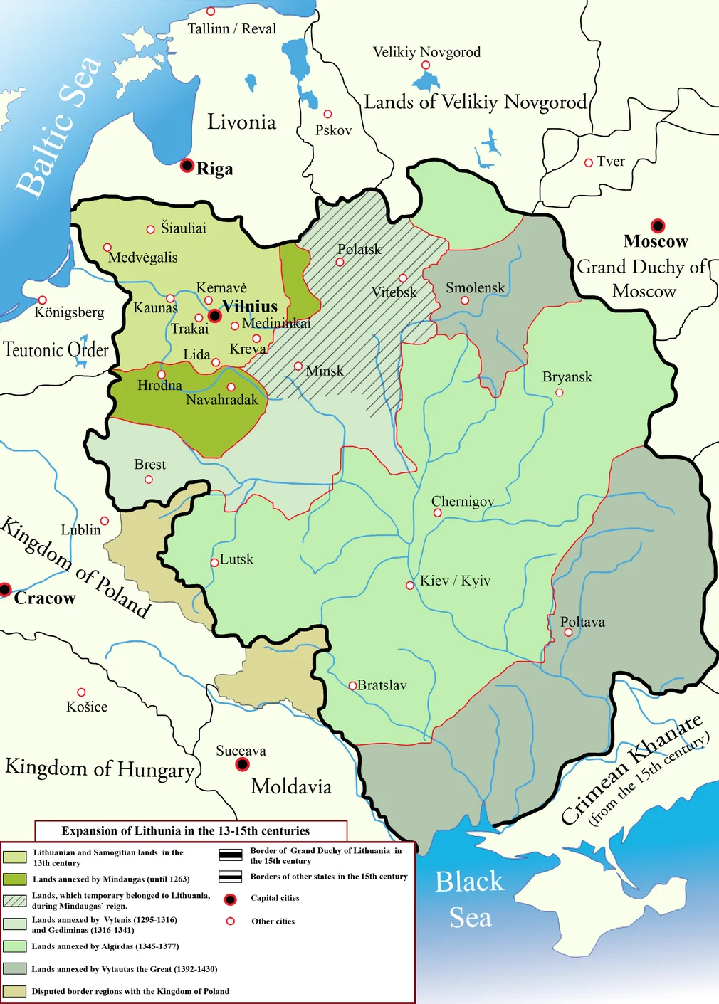Lithuanian state in the 13-15th centuries