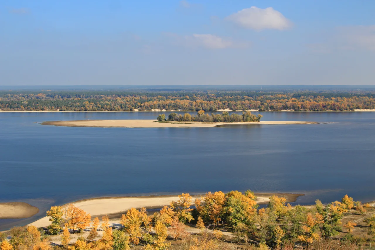 Dnieper River in Kaniv