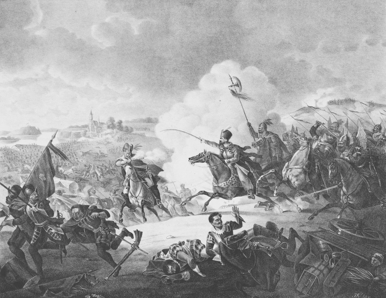 Jan Karol Chodkiewicz in battle of Kircholm