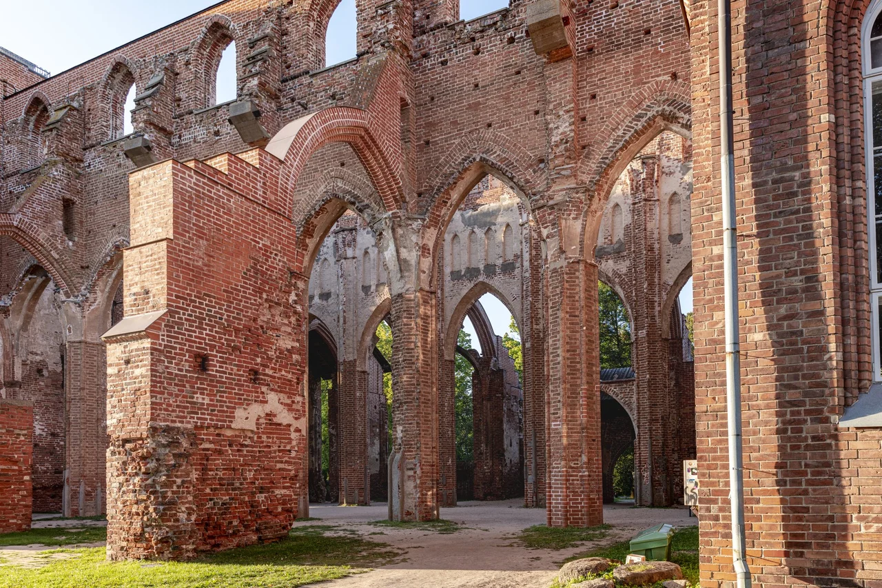 Ruins of Tartu Cathedral.