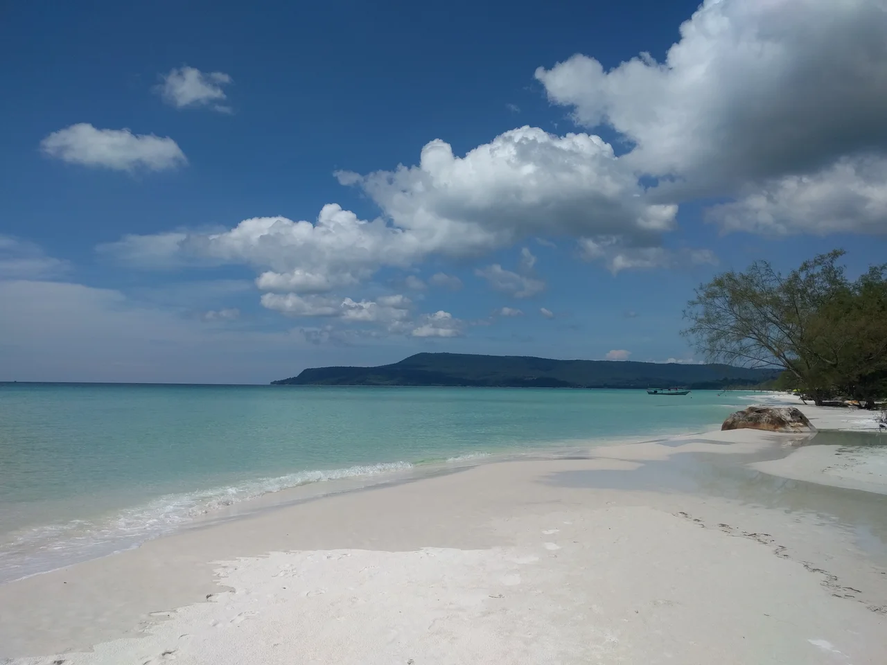 The Long Beach on Koh Rong, Cambodia