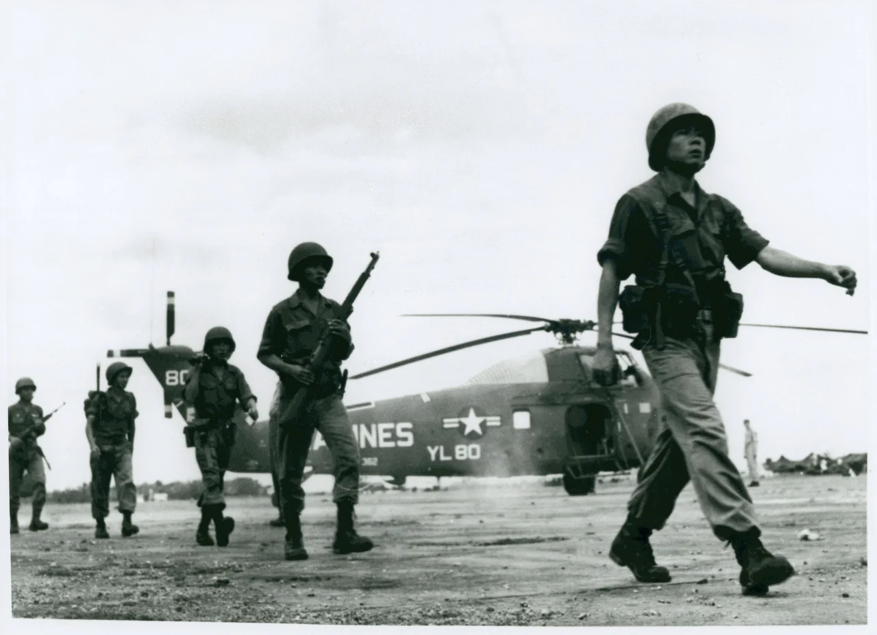 From the Archie J. Clapp Collection (COLL/742), Marine Corps Archives &amp; Special Collections

OFFICIAL USMC PHOTOGRAPH