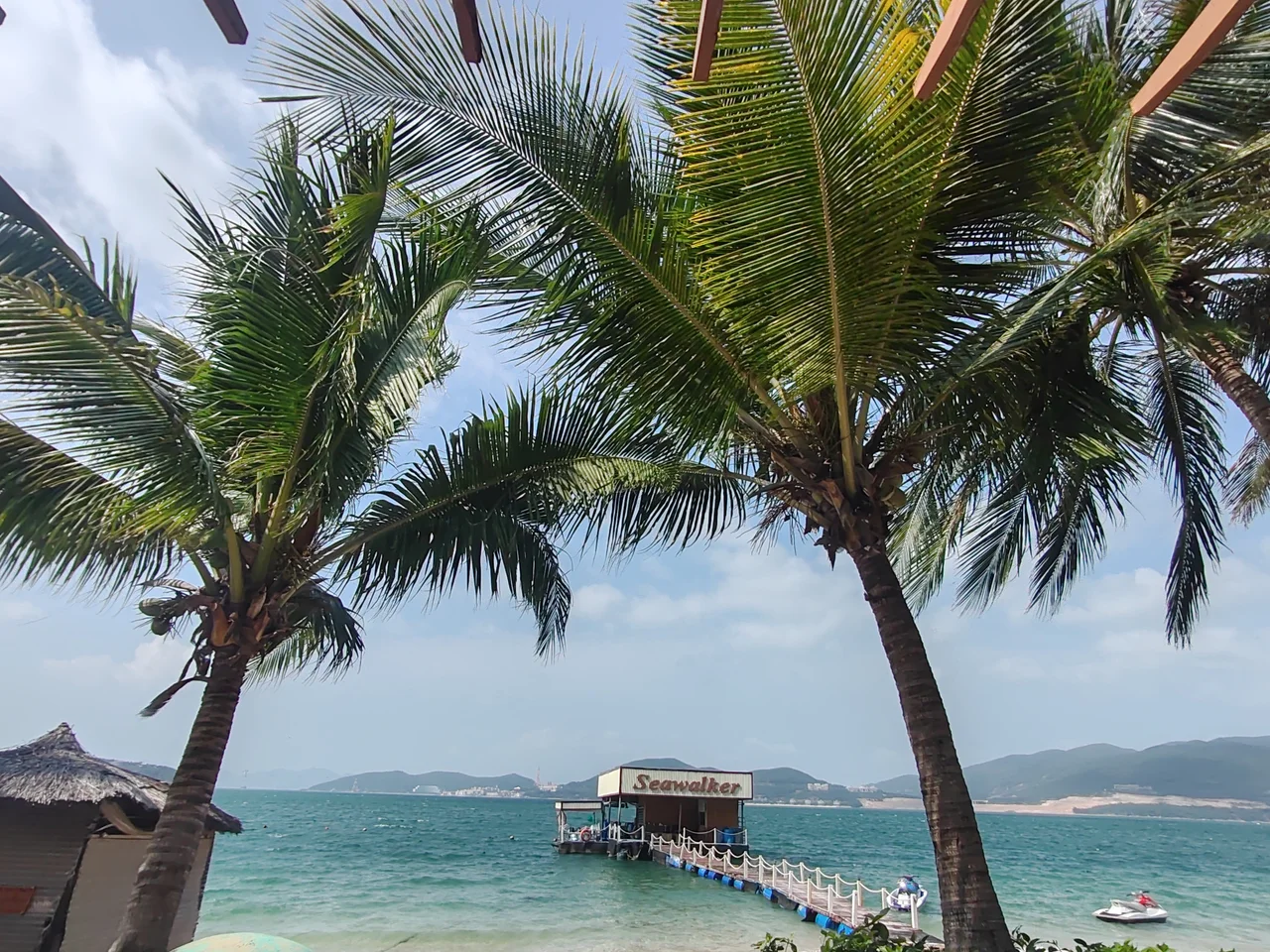 Coast near Cam Ranh International Airport, in Vietnam.