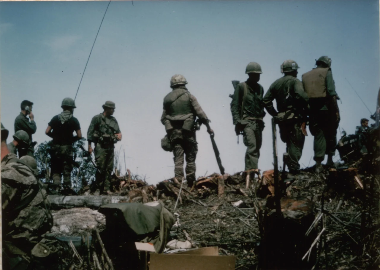 April 4, 1968. 1st Cav forces at LZ Stud, the staging area for Operation Pegasus.