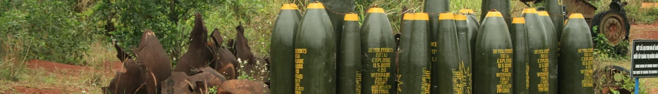 Remaining bomb shells at Khe Sanh
