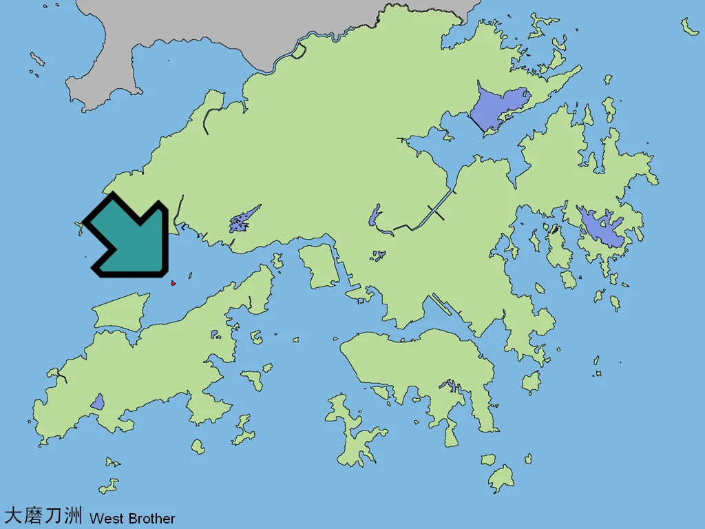 ​大磨刀洲。