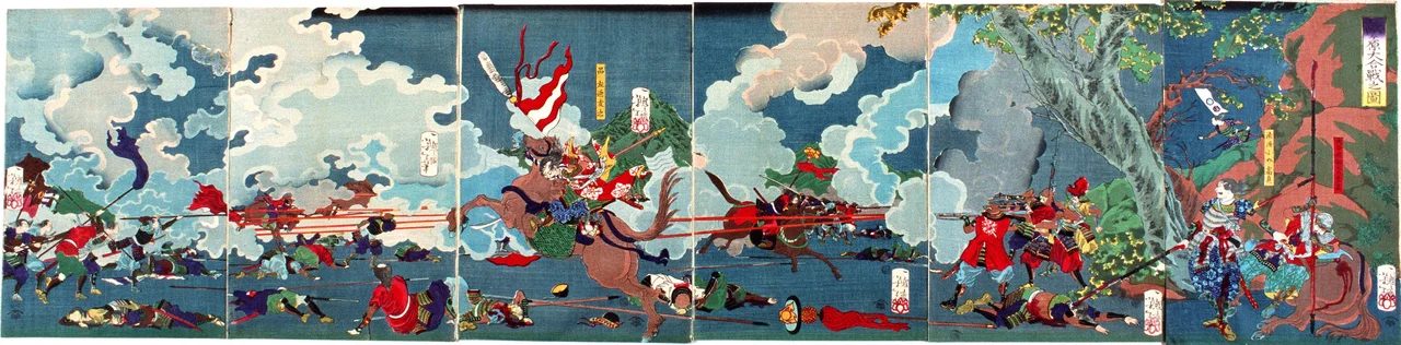 関ヶ原合戦図屏風 (Battle of Sekigahara folding screen)