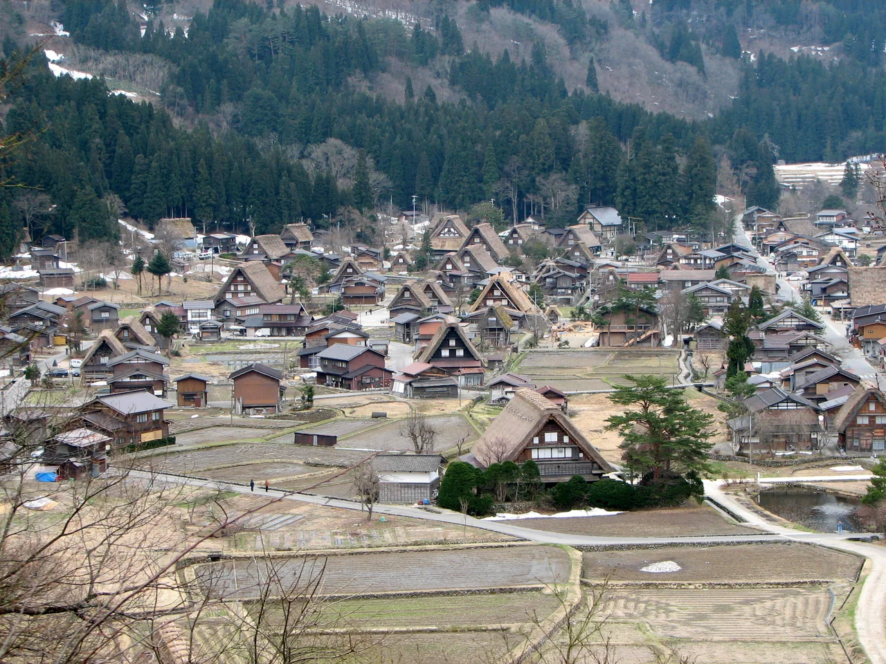 Ogimachi Village, Shirakawa-go, Gifu Prefecture, Japan